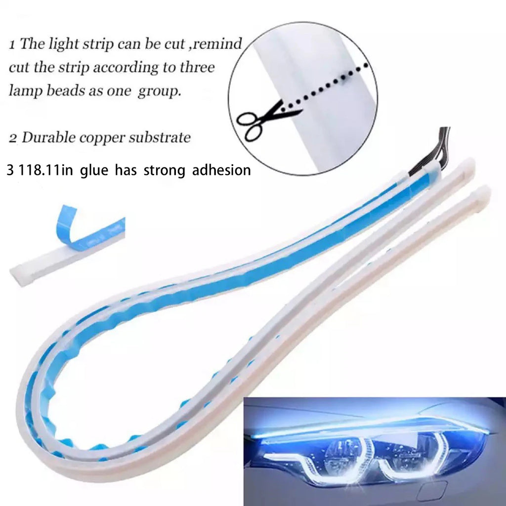 Car LED Light Strip Kit Interior Ambient Lighting - Waterproof, for Cars, Trucks, SUV Car decoration
