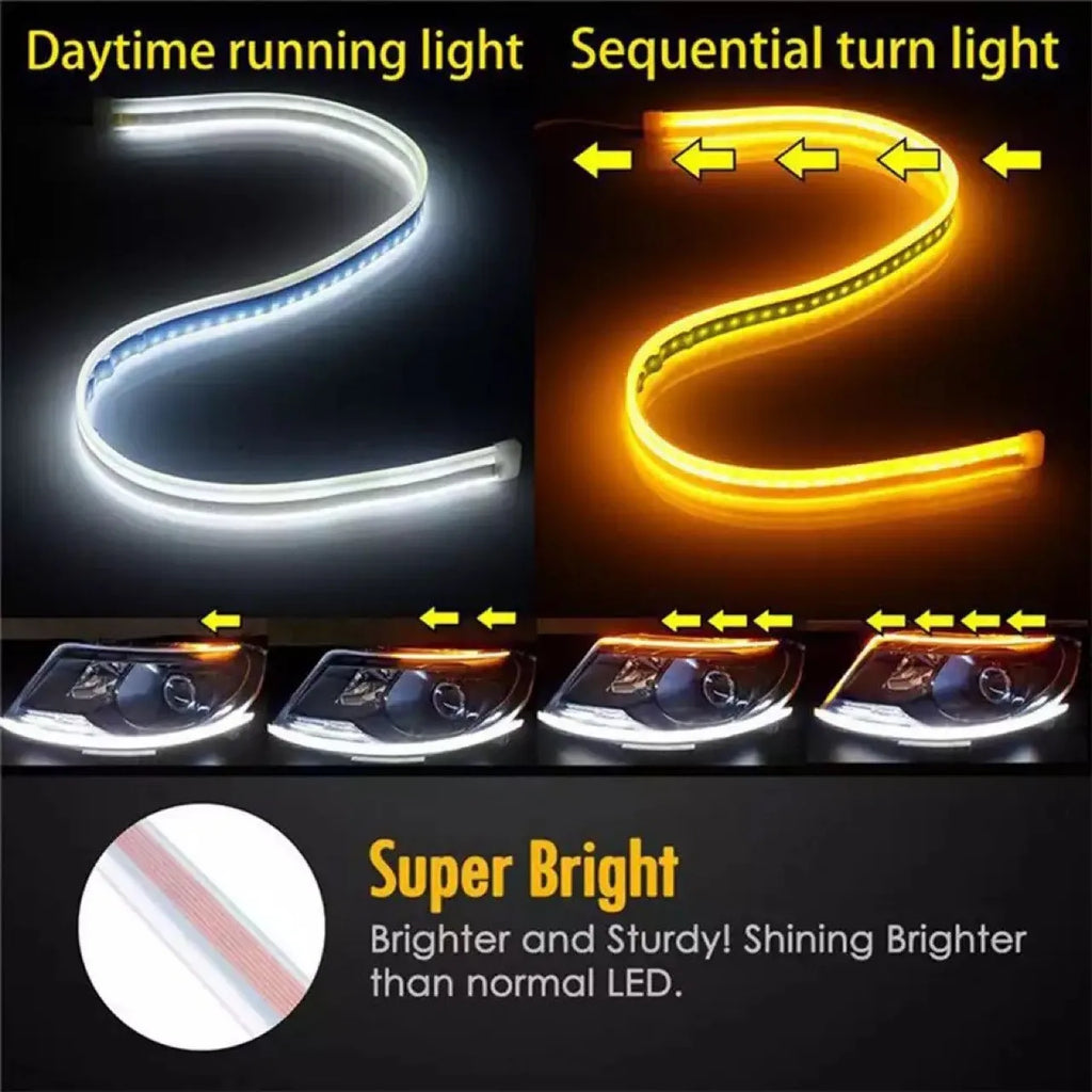 Car LED Light Strip Kit Interior Ambient Lighting - Waterproof, for Cars, Trucks, SUV Car decoration