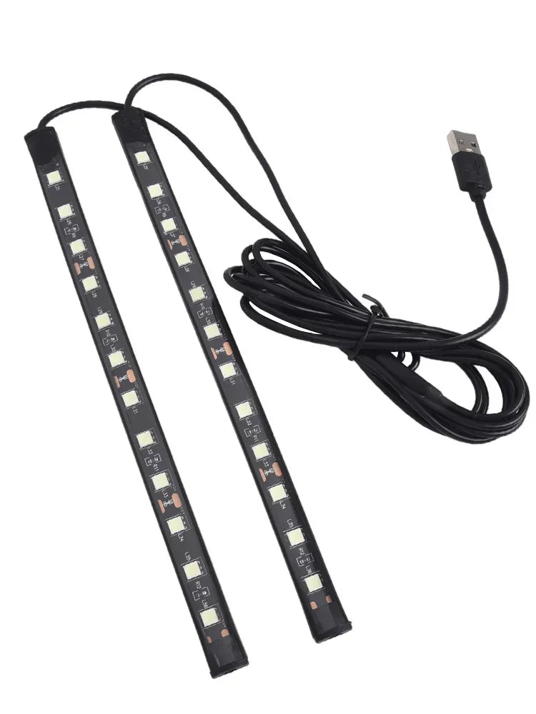 Car LED Foot Light Strip USB Lighting For Car Interior Floor Or Dash